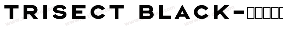 Trisect Black字体转换